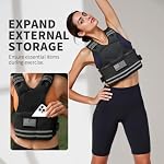 Adjustable Weighted Vest for Women, Removable Weights Training Vest for Men - Image 3