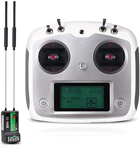Xiangtat Flysky FS-i6S 2.4G 10CH AFHDS 2A Mode 2 (Left Hand Throttle) Transmitter With FS-iA6B Receiver For RC Quadcopter Multirotor Drone Airplane