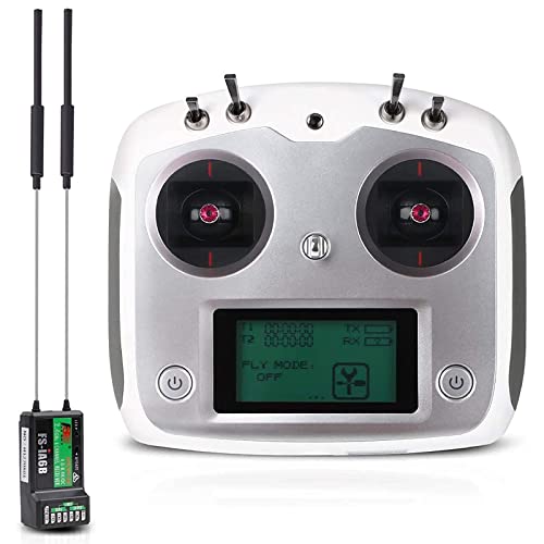 Xiangtat Flysky Fs-I6S 2.4G 10Ch Afhds 2A Mode 2 (Left Hand Throttle) Transmitter With Fs-Ia6B Receiver For Rc Quadcopter Multirotor Drone Airplane #TOP15