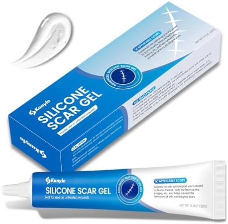 Amazon.com : Kunyle Silicone Scar Gel, Scar Cream, Advanced Scar Stick for Surgical Scars, Stretch Marks, Keloid Bump Removal, Old and New Scars 0.70oz (20g)