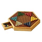 Échecs Multicolore marbre Dames Chinoises Jeu d'échecs échiquier en Bois Fin Classique Famille fête des Enfants Jeu de société
