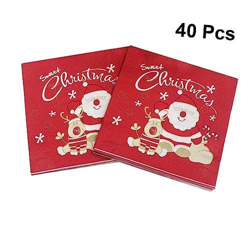 120 serviettes thématiques Père Noël pour simplifier vos fêtes - 7