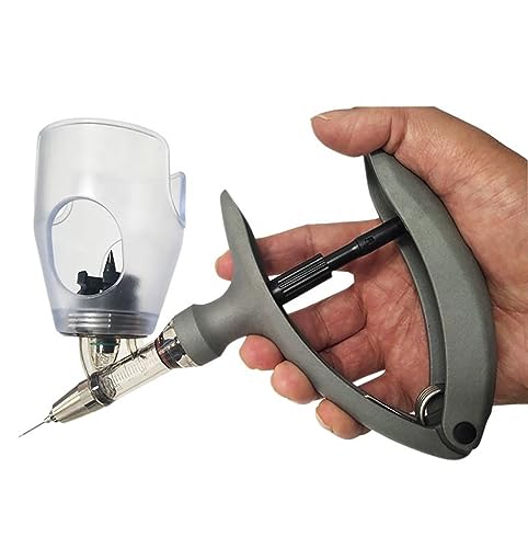 Automatic Syringe for Livestock Injection - Easy Bottle Insertion with Accurate Scale, Veterinarian Approved