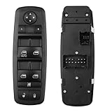 Left Driver Side Master Power Window Control Switch for Dodge Journey 2011 2012 2013 2014 2015 2016 Replaces 68084001AD, 68084001AC, 68084001AB, DWS1893, 901486, 8 Pins+13 Pins Please Check Plug Pins