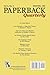 Paperback Quarterly (Vol. 4 No. 4) Winter 1981