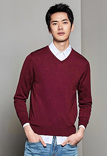 最安値 Bestill ニット セーター メンズ Vネック 綿 ニットセーター