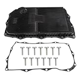 845RE 8HP70 8HP75 Transmission Oil Pan Kit Compatible with Ram 1500 Classic J-eep Grand Cherokee L WK Dodge Challenger Charger Chrysle 300 Transmission Oil Pan with Gasket Bolts Replace# 265-850