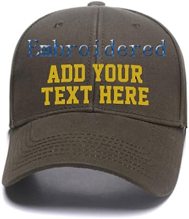 Sports Outdoors Snapback Visors Custom Text Embroidered Dad Hats Personalized Hip Hop Curved Bill Baseball Caps Army Green