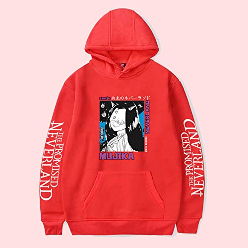 Novo moletom com capuz The Promised Neverland Mujika Cosplay The Promised Neverland manga moletom co