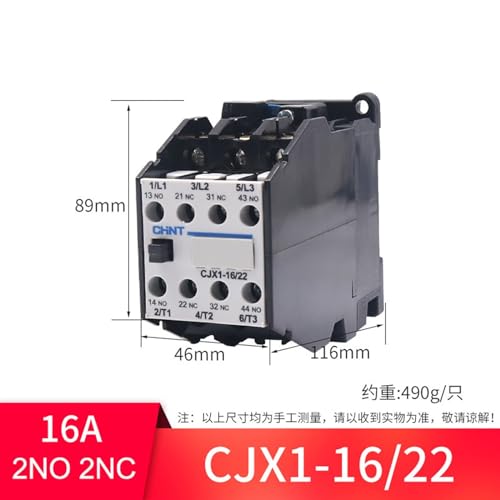 Contacteur CA industriel CJX1 commande basse tension 36V relais de puissance triphasé
