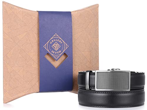 Mens Leather Ratchet Belt2