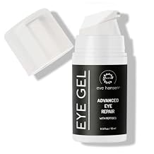 Eve Hansen Anti-Aging Eye Gel with Peptides | Under-Eye Cream With Plant Stem Cells, Hyaluronic Acid, Vitamin E | Cruelty-Free, Vegan, Made in USA .5 oz
