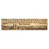 Retro Travel Germany Braunschweig Blechschild