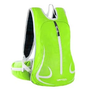 Freien Rucksäcke Unisex 14L Ultraleicht Fahrrad Reise Wander Sportrucksack, Wasserdicht Reiserucksack für Laufen Skifahren Camping Trekking Bergsteigen Radfahren Schultertaschen (Grün)