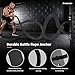 Battle Rope Anchor, Wall Ceiling Mount Bracket for Suspension Strap, Body Weight Strength Training Systems, Heavy Duty Hammock Hanging Kit for Battle Rope, Yoga and Gymnastic Rings,Boxing Equipment