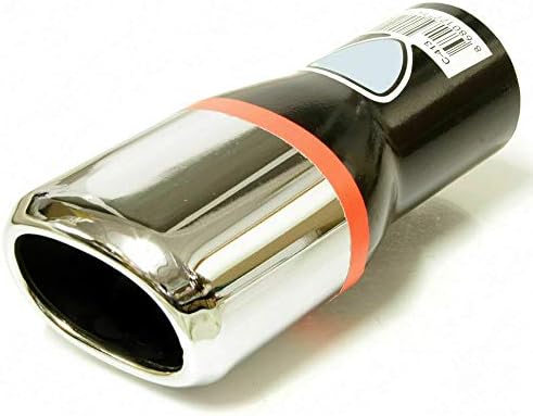 Exhaust Tip Trim Car End Pipe Tail Sport Muffler Stainless Steel Chrome