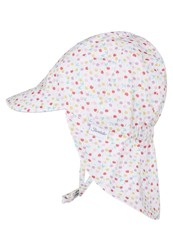 Gorra o sombrero para el sol Sterntaler de bebé con protección nucal y estampado de frutas 4