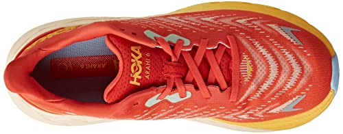 HOKA Hoka ONE ONE Arahi 6, Men's Running Shoes, Fiesta Amber Yellow, 9.5 US