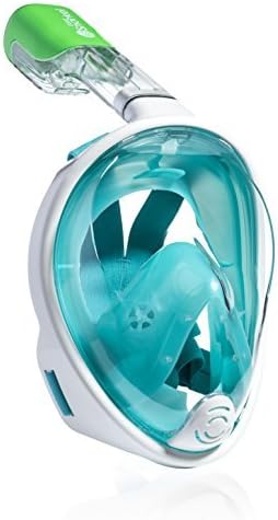 PRODIGY Full Face Snorkel Mask Adult Kids – 180° Panoramic Snorkeling Masks Gear for Adults and Youth - Easy Breathing SWIMTECH Dry Top Set, Anti-Leak&Anti-Fog