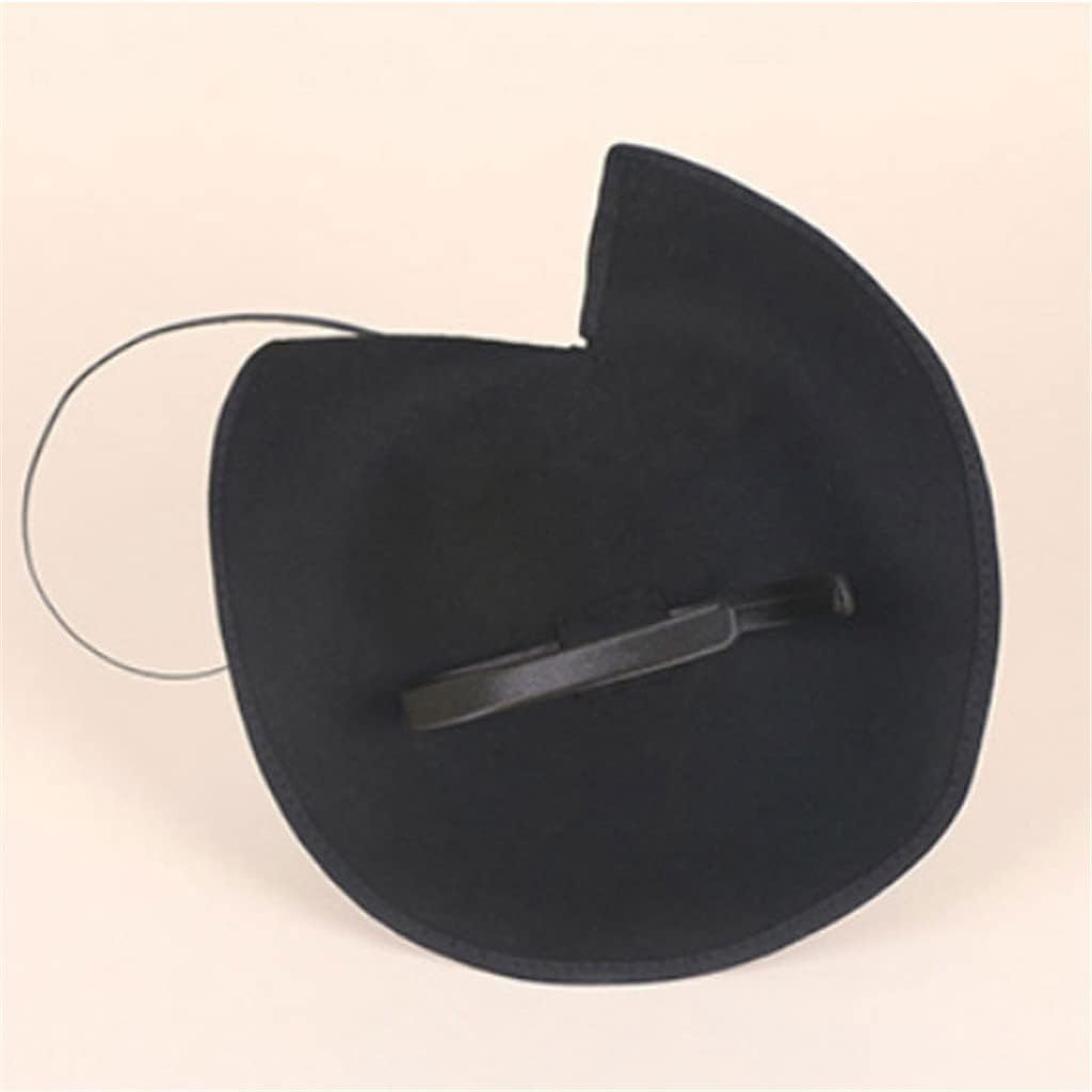 Wool Black Hat Elegant Ladies Formal Vintage Felt Fedoras Wedding Fascinators Hats for Women Female Cap