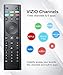 for Vizio Smart tv Remote Replacement,Compatible with vizio TV D-Series,M-Series,V-Series,UHD LED LCD Smart TV