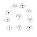 NON 10x Gancho de Simulación Cebo Acero Inoxidable Pinza Insect Calamar Jig...