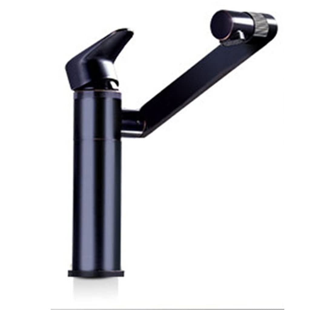 Mitigeur de lavabo design à rotation 360 degrés pour une salle de bain moderne et épurée