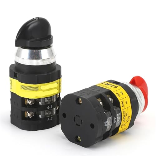 Commutateur à came rotatif SZW25-30D/2 25A à 3 positions pour circuit inverseur