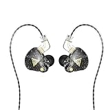 CNWUJASS QKZ AK6 PRO Wired Earphone, 11mm Strong Magnetic Dynamic Headphone, Sports Running Earbuds, in Ear DJ Music Headset with Microphone (Black)