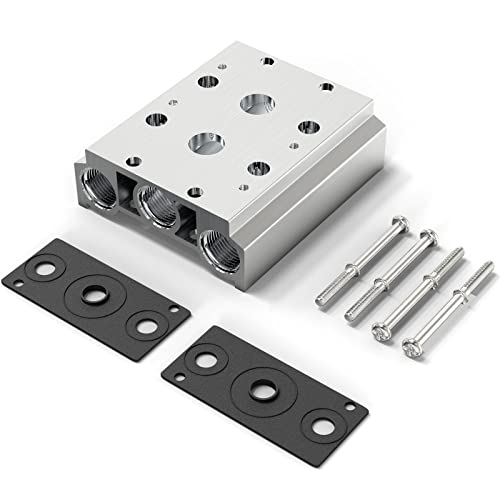 TAILONZ PNEUMATIC 200M 2-Positionen-Krümmer 4V210-08 Magnetventil Basis Krümmer Magnetventil Basis mit Zubehör Cover