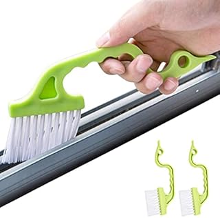 Fittoway Hand-held Groove Gap Cleaning Brush, Random Colors, 2 Sets