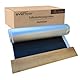 EVAFLOOR Pack 2 Aluminium Trittschalldämmung Laminat für Fußbodenheizung 1x20 Meter | Laminat Unterlage | Trittschalldämmung 2mm Hergestellt aus EVA + Aluminiumschicht | Mit Klebestreifen