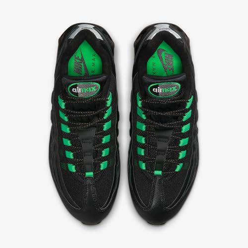 Nike Air Max 95 "Big Bubble Men's Shoes (Black/Black/Pearl Grey/Green Shock)4