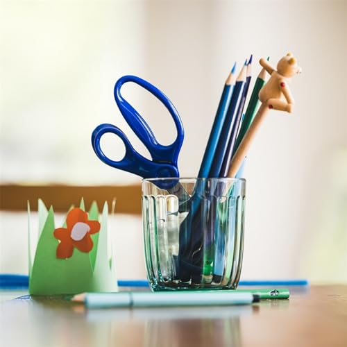 Fiskars Tesoura infantil de 12,7 cm (5 polegadas), azul