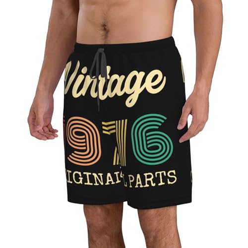 Vintage 1977 Original Parts Beach Board Shorts Men's Swim Trunks Drawstring Shorts2