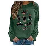 【Style Festif】 : les pulls de Noël arborent des motifs traditionnels tels que des rennes, sapin de noël, des bonhommes de neige et des clochettes, créant ainsi une ambiance festive. Motifs charmants et joyeux intégrés dans un design contemporain et élégant.