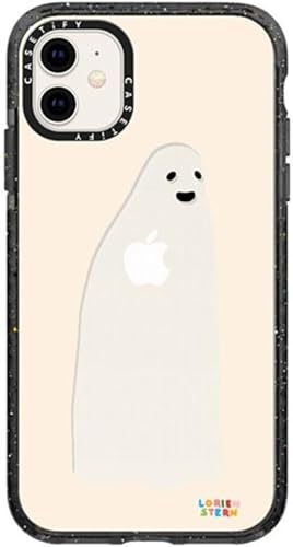 Vista 164 de CASETiFY Funda Impact para iPhone 11 - Moon Camping - Negro transparente