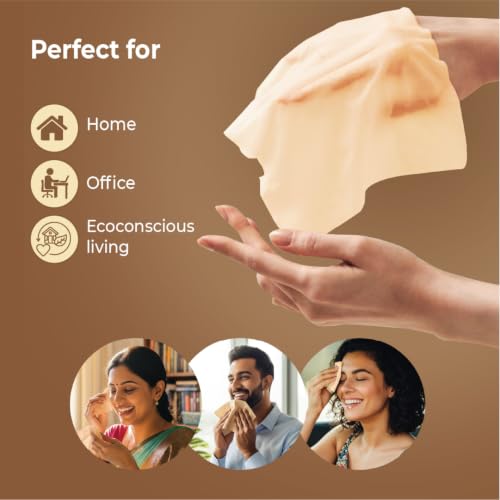 Image of IMECO Bamboo Facial Tissue Papers -100 Pulls (Pack of 12), 1200 Pulls - 2 Ply, Premium, Soft, Biodegradable & Skin Safe, 100% Natural and Ecofriendly, Soft tissue pack