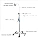 Surgical Examination Lamp Floor Stand Type Mobile Surgical Flexible Gooseneck Exam Light for Gynaecology, Outpatient, Stomatology, Ent (Size : 220V)