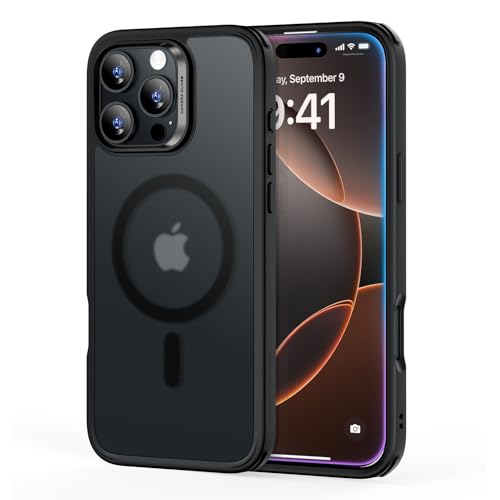 ESR Classic Hybrid Cover per iPhone 16 Pro, Nero opaco