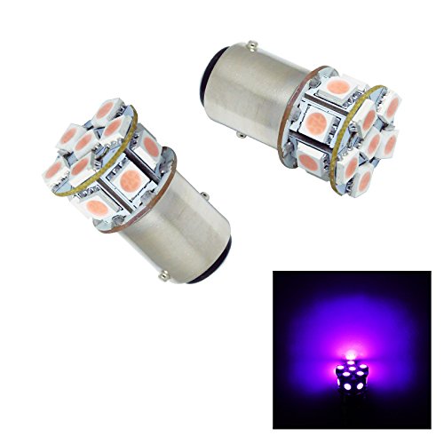 PA LED 2PCS 13SMD 1157 BAY15D Pink Auto LED Bulb 12V for Turn Signal Side Marker Stop Backup Tail Light 1016 1034 2057 2357 7528 1157A BAY15D 1157LL 1157NA 2057A 2057NA 2357A 2357LL 2357NA 2397 P21/5W
