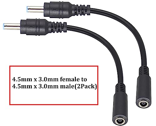 Alargador de corriente DC4530 a DC4530 con conector macho y hembra 4.5mm 6