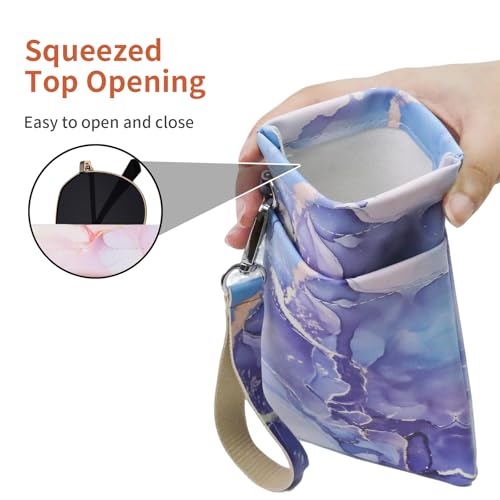 Image of Double Eyeglass Case Soft Dual Glasses Case for Women Men Travel Squeeze Top Sunglasses Cases Eyeglasses Pouch