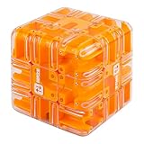 Labyrinthe à billes (grande orange)