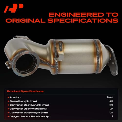 A-Premium Front Catalytic Converter Kit Direct-Fit Compatible with Chevrolet Cruze 2016-2019, Trax 2019 & Buick Encore 2016-2019, 1.4L, EPA Compliant by A-premium - Image 3