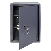 HMF Caja fuerte grande con llave, caja fuerte…