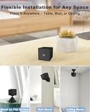 Bextgoo Mini Camera, 4K HD Spy Camera with 64GB TF Card, WiFi/No WiFI Security Camera for Home, 2000mAh Large Battery, AI Motion Detection, Mini Camera Spy for Indoor/Outdoor Use - Image 9