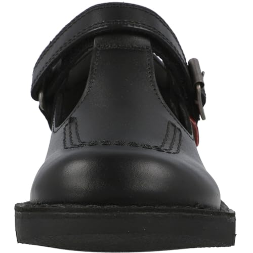 Kickers Kick T Vel J Black Leather 1 US Little Kid2