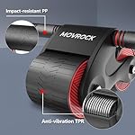 Ab Roller Wheel with Automatic Rebound for Home Gym Core Fitness, Sturdy Abdominal Exercise Equipment, Includes Knee Pad, Perfect for Ab Workouts and Strength Training - Image 5