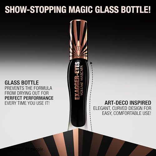 Charlotte Tilbury Exagger-Eyes Instant Volume Mascara Makeup – Volumizing, Lengthening, No-Clump Mascara with 28-Hour Smudge-Proof & Flake-Proof Wear – All Day Wear Formula - Image 6